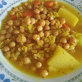 El cooksnap de Raúl Martínez cuando hizo Potaje vegano de garbanzos y arroz.