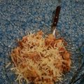 El cooksnap de Matias Rodriguez cuando hizo Ñoquis malfatti con salsa bolognesa. Muy livianos. 🍅 ❤.