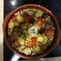 El cooksnap de Vane Segarra cuando hizo Arroz al horno.