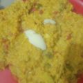 Anjana Sahil Manchanda का कुकस्नैप जब उन्होंने काठियावाड़ी मसाला खिचड़ी (kathiyawadi masala khichdi recipe in Hindi) बनाया था।