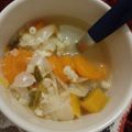 El cooksnap de María Milagros cuando hizo Sopa de verduras .