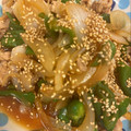 _yuzu_7's cooksnap of when they made スピードおかず＊牛肉とピーマンの甘辛炒め.