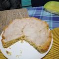El cooksnap de Gabriela cuando hizo Budín cuatro cuartos de vainilla con glaseado.