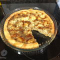 El cooksnap de Noemi P. cuando hizo Quiche francesa con manzanas y queso de cabra.