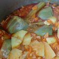 El cooksnap de Miguel Angel Galán Sánchez cuando hizo Alcachofas estofadas con patatas.