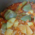El cooksnap de Miguel Angel Galán Sánchez cuando hizo Alcachofas estofadas con patatas.