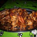 El cooksnap de Lara García Ordóñez cuando hizo Conejo a la mostaza (sobre bulgur, que me tiene enamorao a mí el bulgur).
