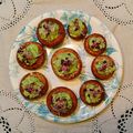 El cooksnap de Yolanda Salading Queen cuando hizo Champiñones crudiveganos rellenos de pesto de aguacate.