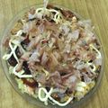 Nining Purwasih's cooksnap of when they made Japanese Pancake ‘Okonomiyaki ‘.