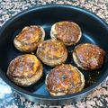 El cooksnap de Esther cuando hizo Champiñones rellenos de sobrasada en airfryer.