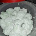 Cooksnap dari nita untuk resep Mochi lembut isi Gula Merah & Kacang tanpa pewarna