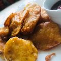 Zobia Sajjad's cooksnap of when they made Aloo ke pakory.