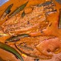 Cooksnap Tournesol Kitchen semasa beliau membuat Kari Kepala Ikan Mayung "Ala Mamak".