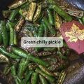 Rita Mehta ( Executive chef )'s cooksnap of when they made Instant Green Chilli Pickle / Gujarati Raita Marcha.