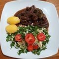 El cooksnap de Fernando Guizada cuando hizo Carne con pimentón.