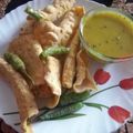 Dipali Amin's cooksnap of when they made Fafda.