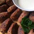 El cooksnap de Martíviri cuando hizo Falafel de berenjena en salsa de yogur.