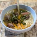 Linda L. 's cooksnap of when they made Pork meatball pho.
