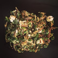 El cooksnap de Laura Martín cuando hizo Revuelto de pimiento rojo y aguacate con queso feta.