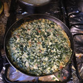 El cooksnap de William Monroy cuando hizo Torta de espinacas.