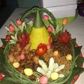 Cooksnap dari Renny untuk resep Step by step membuat hiasan tumpeng