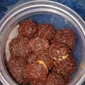 Cooksnap dari Ayhu Yusriana untuk resep Bola bola cokelat/kuker rambutan