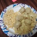 Macintosh's cooksnap of when they made Golden Mushroom Meatballs and Noodles.
