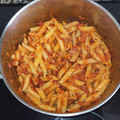 El cooksnap de Julián cuando hizo Macarrones con atún.