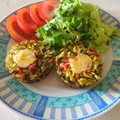 El cooksnap de Luján cuando hizo Muffins de arroz y verduras.