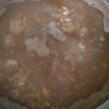 El cooksnap de Carolina González cuando hizo Lentejas con Arroz.