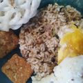 Cooksnap dari Qorihani Aja untuk resep Nasi Tutug Oncom Komplit