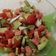 El cooksnap de July Chamorro cuando hizo Tartar de salmón ahumado, cherrys y aguacate.