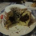 El cooksnap de Yael Acuña cuando hizo Budín marmolado.