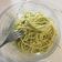 El cooksnap de Yazmin Luna cuando hizo Spaghetti al cilantro.