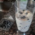 El cooksnap de Catalina Laplagne cuando hizo Licuado de Bananas y arándanos 😍.