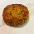 Ashwini's cooksnap of when they made Rice cutlets.