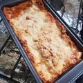 El cooksnap de Valentina Cionco cuando hizo Lasagna vegetariana con soja texturizada.