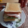 El cooksnap de Alfredo Salazar cuando hizo Club Sandwich Americano.