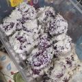 Cooksnap dari nita untuk resep KLEPON UBI Ungu dengan biang