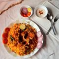 Sanuber Ashrafi's cooksnap of when they made Butter Chicken Biryani.