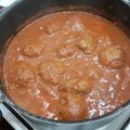 El cooksnap de Ayelen Rimolo cuando hizo Albóndigas en salsa.