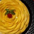 Meena Parajuli का कुकस्नैप जब उन्होंने मैंगो चीज़ केक (Mango Cheese Cake recipe in Hindi) बनाया था।