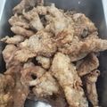 Cooksnap dari Dek Yaya untuk resep Kulit Ayam Tepung Krispy ala mba devi rianti