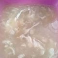 Kashaf Khan's cooksnap of when they made Chicken Corn Soup.