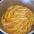 El cooksnap de leda cuando hizo Cascaritas de naranja confitadas.