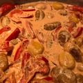 David L's cooksnap of when they made Gnocchi in Paprika-Rahm-Sauce.