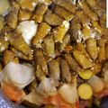 Waffa Omar's cooksnap of when they made محشي باذنجان وكوسا 👌😋.