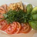 El cooksnap de Eduardo Agudo Alba cuando hizo Ensalada de salmón ahumado con alga nori.