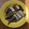 El cooksnap de Quico cuando hizo Solomillo de cerdo con salsa de cognac, champiñones y mostaza.