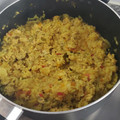 El cooksnap de Karina Diaz Essad cuando hizo Arroz meloso con pollo.